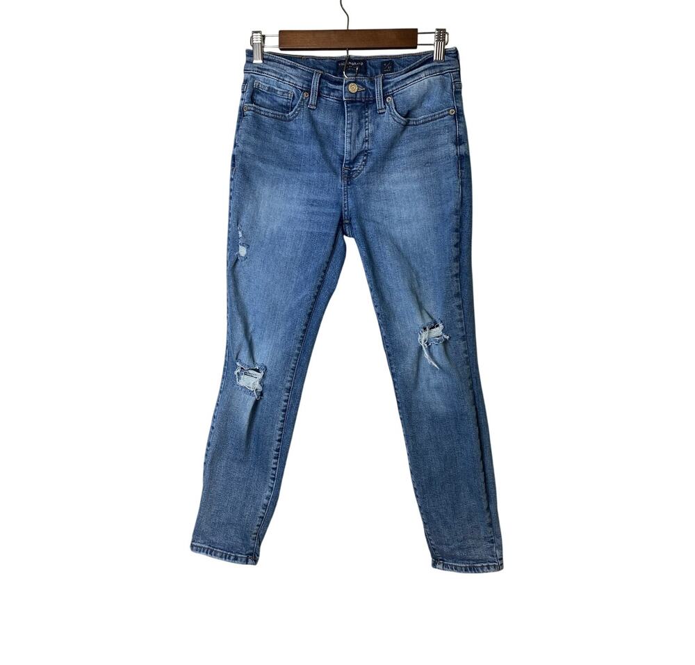 Lucky Brand Women's Ava Blue Denim Ankle Skinny Jeans Women's Size 4